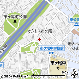 神奈川県横浜市青葉区市ケ尾町540-7周辺の地図
