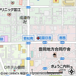 兵庫県豊岡市寿町10-4周辺の地図