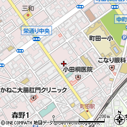 町田市新産業創造センター周辺の地図