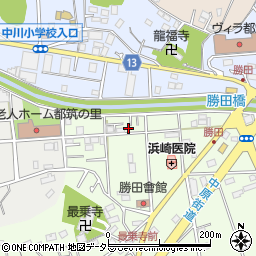 神奈川県横浜市都筑区勝田町1317-2周辺の地図
