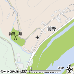 岐阜県美濃市前野16周辺の地図