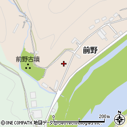 岐阜県美濃市前野14周辺の地図