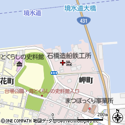 鳥取県境港市岬町61周辺の地図