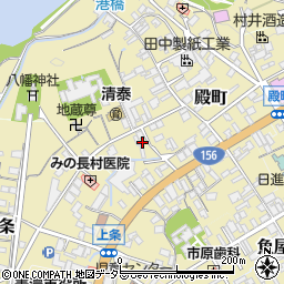 岐阜県美濃市1405周辺の地図