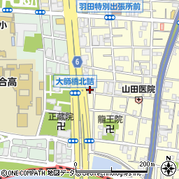 東京都大田区羽田2丁目18周辺の地図