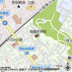 母智丘神社周辺の地図