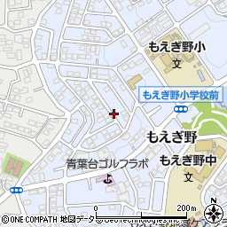 神奈川県横浜市青葉区もえぎ野周辺の地図