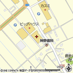 ヤマダデンキテックランドＮｅｗ東金店周辺の地図