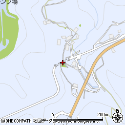 中沢トンネル周辺の地図