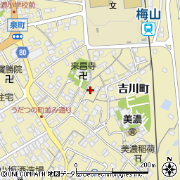 岐阜県美濃市1777周辺の地図