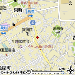 岐阜県美濃市1838周辺の地図