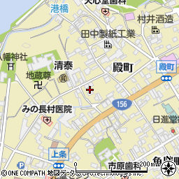 岐阜県美濃市1406周辺の地図