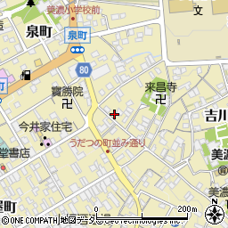 岐阜県美濃市1832周辺の地図