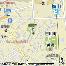 岐阜県美濃市1825-4周辺の地図