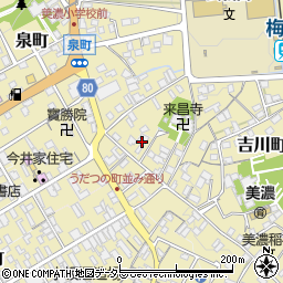 岐阜県美濃市1830-2周辺の地図