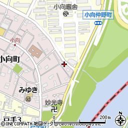 神奈川県川崎市幸区小向町24周辺の地図