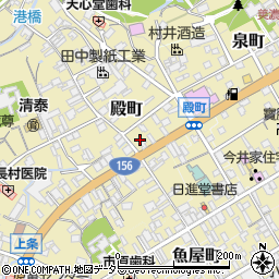 岐阜県美濃市55-2周辺の地図