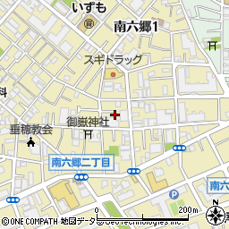 東京都大田区南六郷2丁目14周辺の地図
