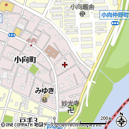 神奈川県川崎市幸区小向町23周辺の地図