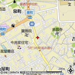 岐阜県美濃市1837周辺の地図