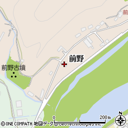 岐阜県美濃市前野27周辺の地図