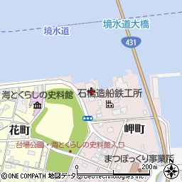 鳥取県境港市岬町100周辺の地図