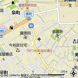 岐阜県美濃市1833周辺の地図