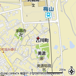 岐阜県美濃市1771周辺の地図