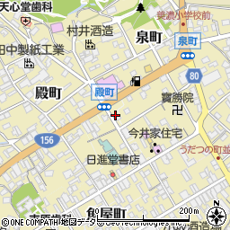 岐阜県美濃市52周辺の地図