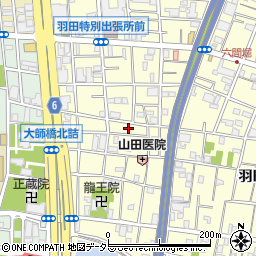 東京都大田区羽田2丁目13周辺の地図