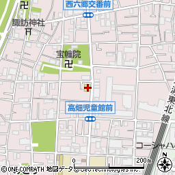 ガスト西六郷店周辺の地図