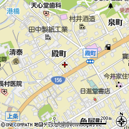 岐阜県美濃市56-2周辺の地図