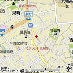岐阜県美濃市1833-1周辺の地図