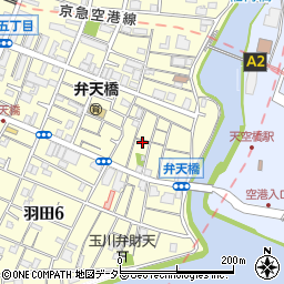東京都大田区羽田5丁目27周辺の地図