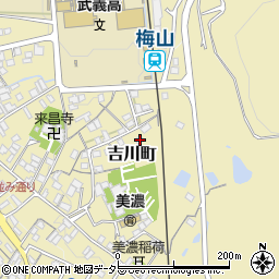 岐阜県美濃市1772周辺の地図