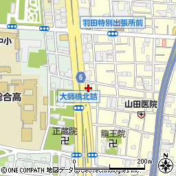東京都大田区羽田2丁目11周辺の地図