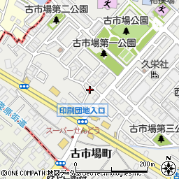千葉古市場簡易郵便局周辺の地図
