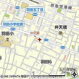 東京都大田区羽田6丁目2周辺の地図
