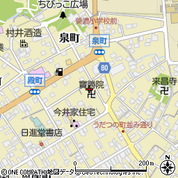 岐阜県美濃市1864周辺の地図