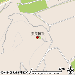 弥長神社周辺の地図