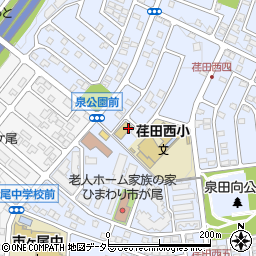 青葉区役所　荏田西保育園周辺の地図