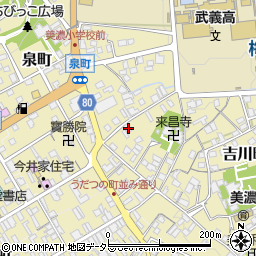 岐阜県美濃市1817-1周辺の地図