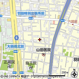 羽田西町児童公園周辺の地図