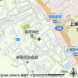 神奈川県相模原市中央区田名7364-1周辺の地図