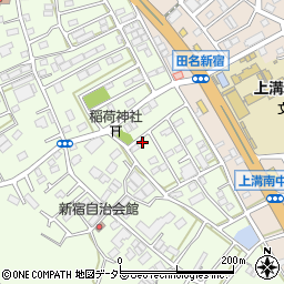 神奈川県相模原市中央区田名7364-1周辺の地図