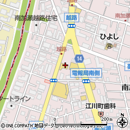 日産プリンス神奈川南加瀬店周辺の地図