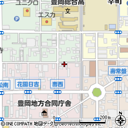 兵庫県豊岡市寿町12-23周辺の地図