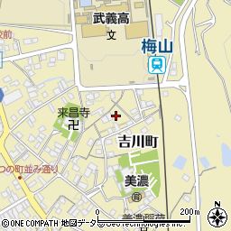 岐阜県美濃市1774周辺の地図