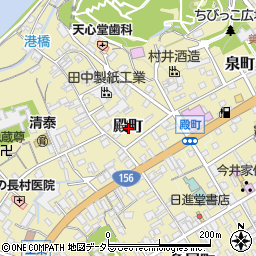 岐阜県美濃市殿町周辺の地図