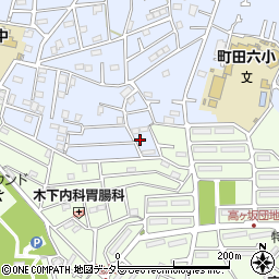 東京都町田市南大谷1294-21周辺の地図